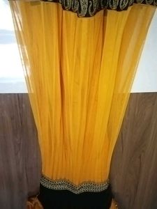 Elegant Yellow Anarkali Suit