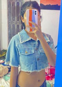 Cropped Denim Jacket
