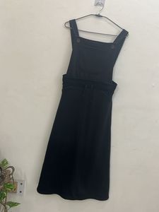 Pure Black Warm Middie Dress