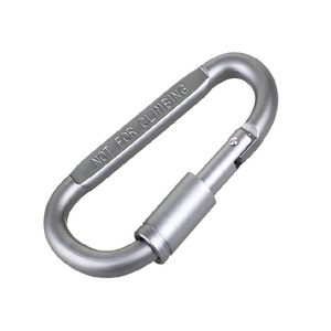 CAMPING EQUIPMENT ALUMINUM CARABINER HUNTING SURVIVAL KIT LOCK MOUNTAIN TRAVEL ACCESSORIES ( 1 PC )