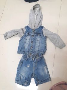 kids jeans fabric shirt pant in very good condition