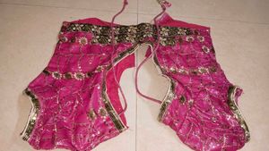 Elegant Pink Embellished Saree