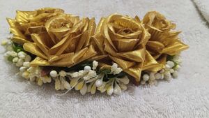 Golden Rose Hair Piece