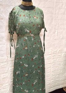 Long maxi chiffon floral Dress Size XL