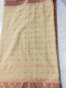 New Golden Colour Saree