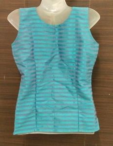 Blue Sleeveless Top