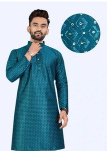 Stylish button Green Kurta Set