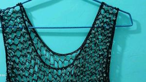 Beaded Sleeveless Top