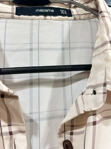 Checkered Button-Down Shirt
