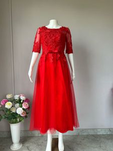 Red Lace Gown