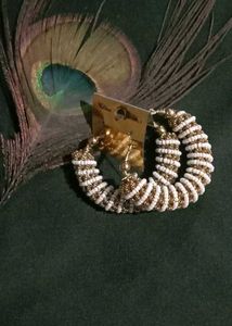 Beaded Hoop Earrings