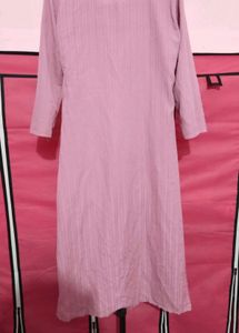 Onion pink popcorn Kurta