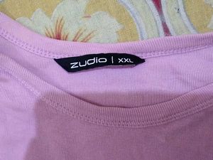 Pink &#39;Spoiled&#39; Graphic Crop Top