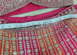 NEW Heavy Lehanga Choli with sleeves