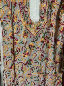 Price Drop! Chikankari White Kurta