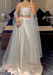 Elegant White Lehenga Choli Set