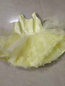 Cute Yellow Party Dress