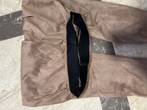 Brown faux Suede Style jeggings