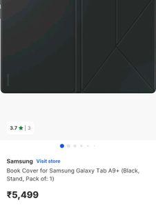 Samsung Galaxy Tab A9+ Book Cover – Black