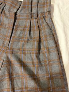 Bershka High-Waisted Shorts With Ruffle On Waist