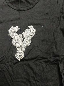 Black Graphic Print T-Shirt