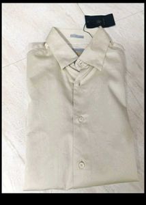 LAST PRICE RARE RABBIT Beige Regular Fit Shirt