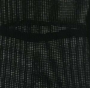 Black Mesh Long Sleeve Top