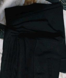 Black Relaxed Fit Trousers