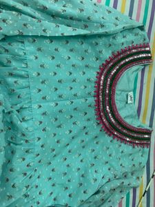 Combo of Cotton Slit Kurti &amp;iDress