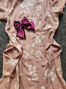 Floral Print A line Dress