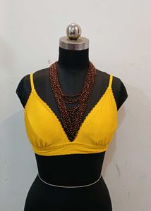 Yellow Textured Bralette