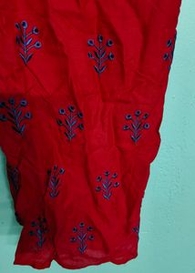 Red Embroidery 🪡 Palazzo
