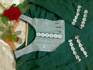 Dark Green Kurta
