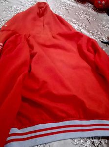 Red Varsity Hoodie