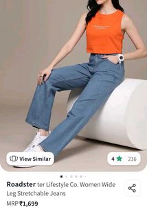 Roadster wide leg jeans