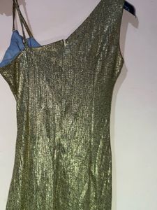 Sparkling Gold Evening Gown
