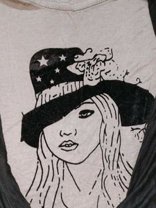 Graphic Print Tunic Top