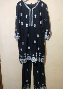 Elegant Embroidered Kurta Set