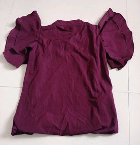 Elegant Purple Top