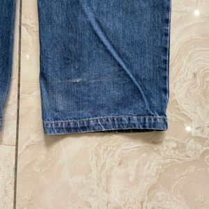 Classic Blue Baggy Denim Jeans