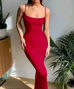 Beautiful Stretchable Red Dress..Soft Touch