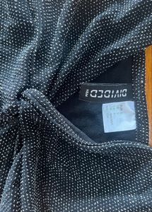 Divided H&amp;M Black Glittery Top