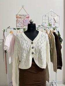 Crochet Knit Cardigan