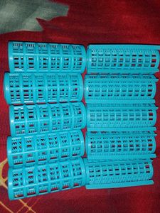 Vintage Blue Hair Rollers