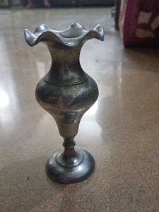 Heavy Vintage Metal Vase