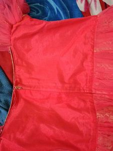 Girls' Party Dress with Bow Detail