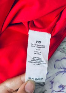 Red Cropped Tank Top