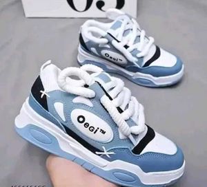 Cool Blue &amp; White Sneakers brand new.
