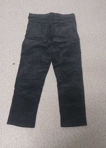 Gray Velvet Straight Leg Pants