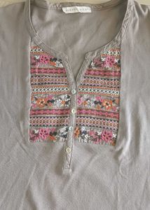 Embroidered Top